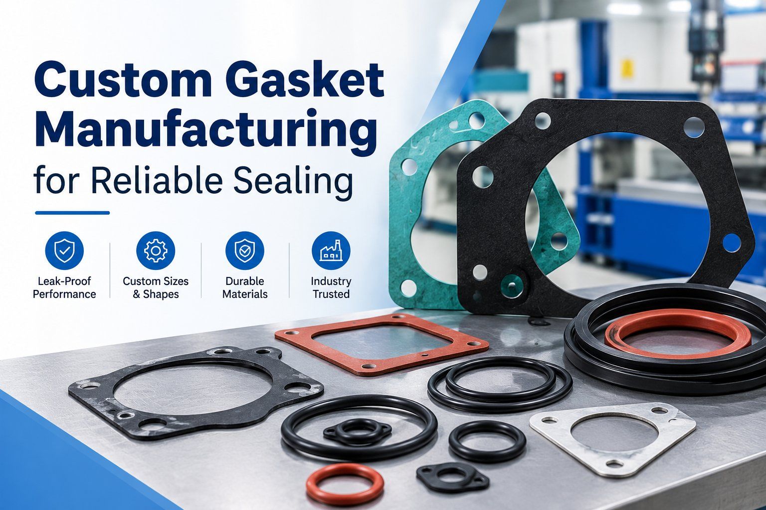 Custom Gasket Manufacturing for Reliable Sealing